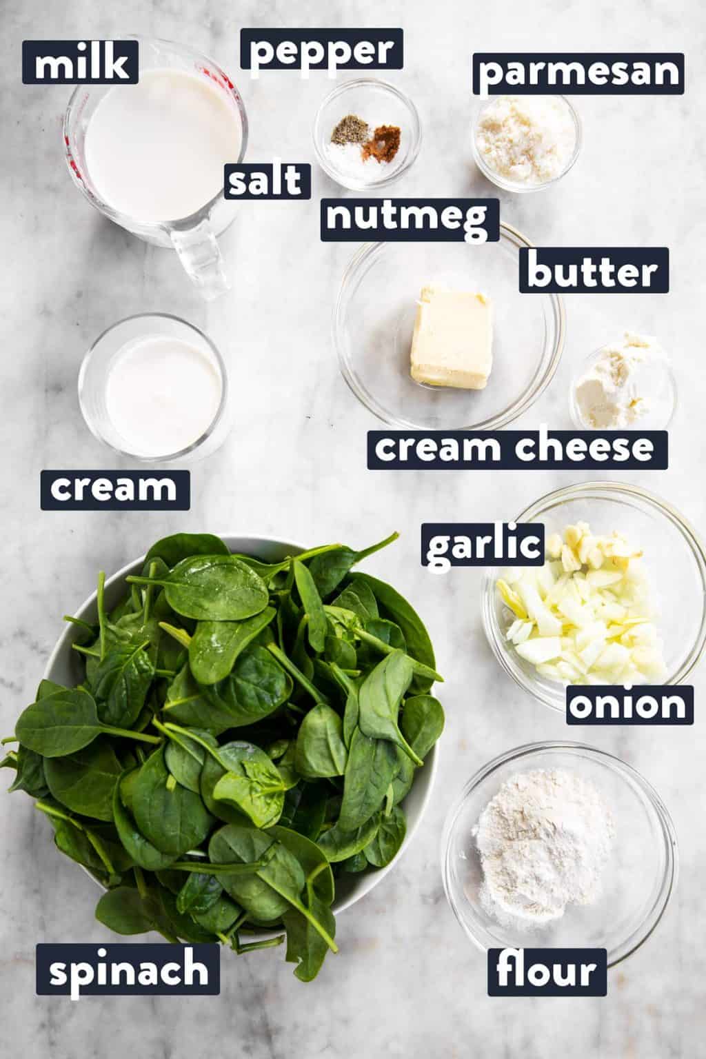 Creamed Spinach Recipe - Savory Nothings