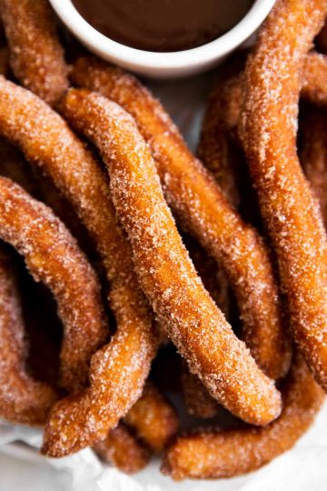 Easy Homemade Churros Recipe Savory Nothings   Churros Recipe Image 3 360x540 