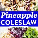 Pineapple Coleslaw Image Pin 1