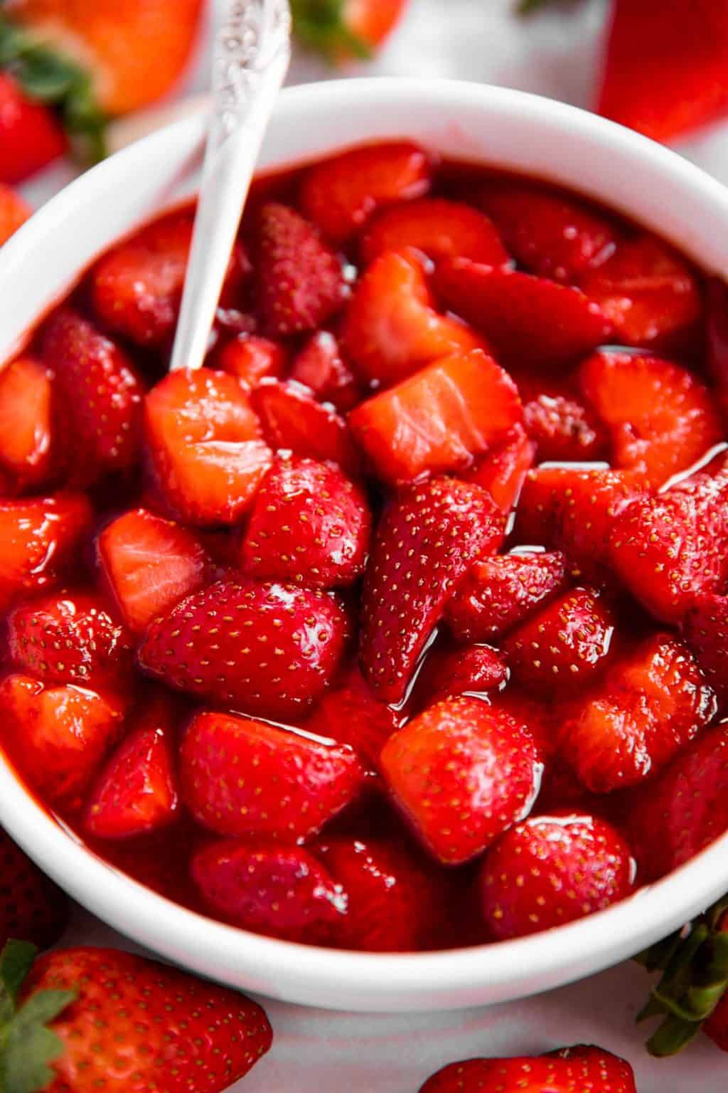 Homemade Strawberry Sauce (Strawberry Topping) Recipe Savory Nothings