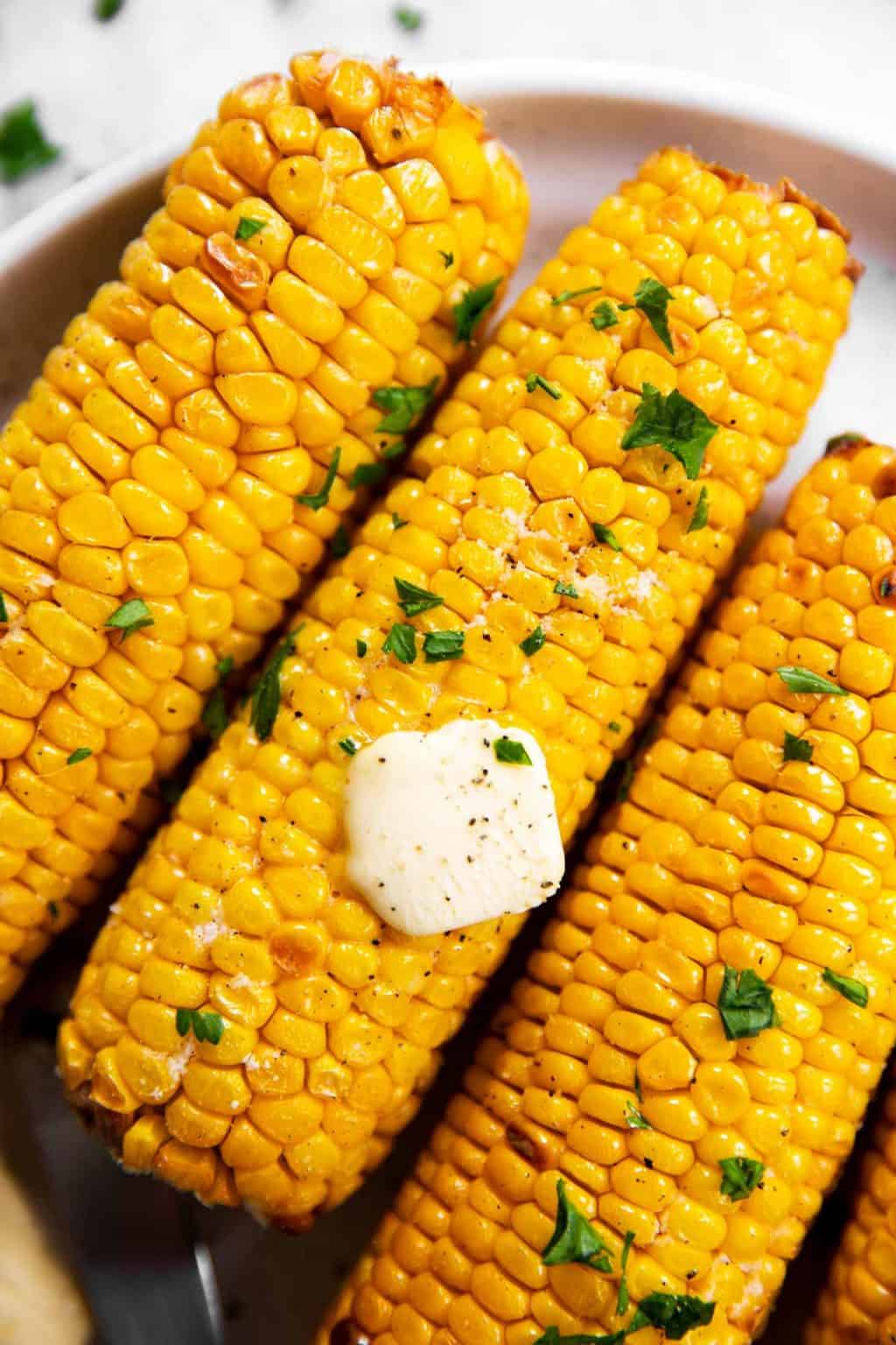 Air Fryer Corn on the Cob Recipe - Savory Nothings