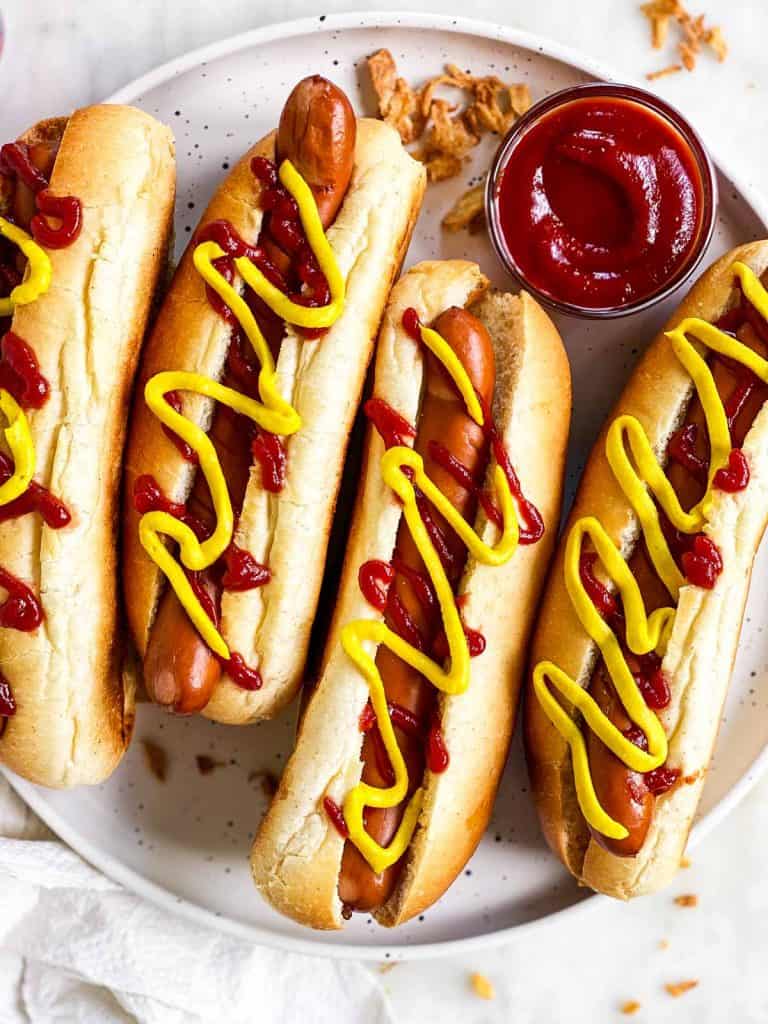 Air Fryer Hot Dogs Recipe - Savory Nothings