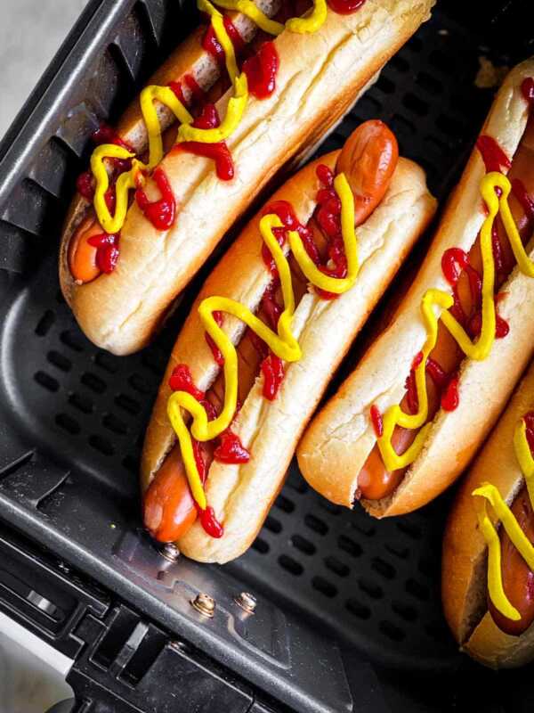 Air Fryer Hot Dogs Recipe - Savory Nothings