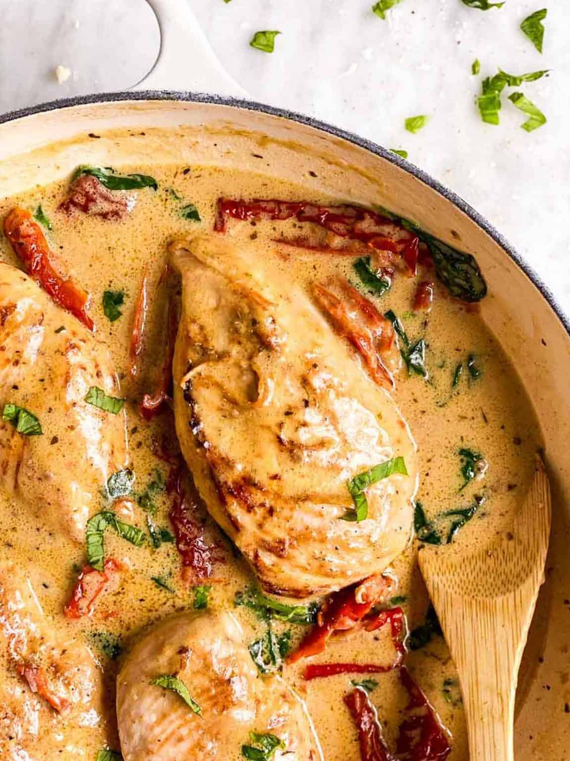 Creamy Tuscan Chicken Recipe - Savory Nothings