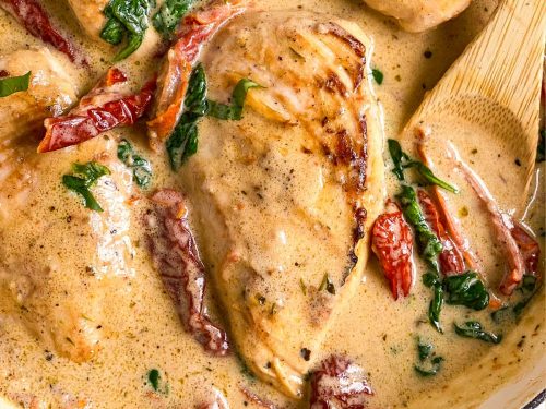 Chicken Cutlets in Tuscan Cream Sauce – Instant Pot Recipes