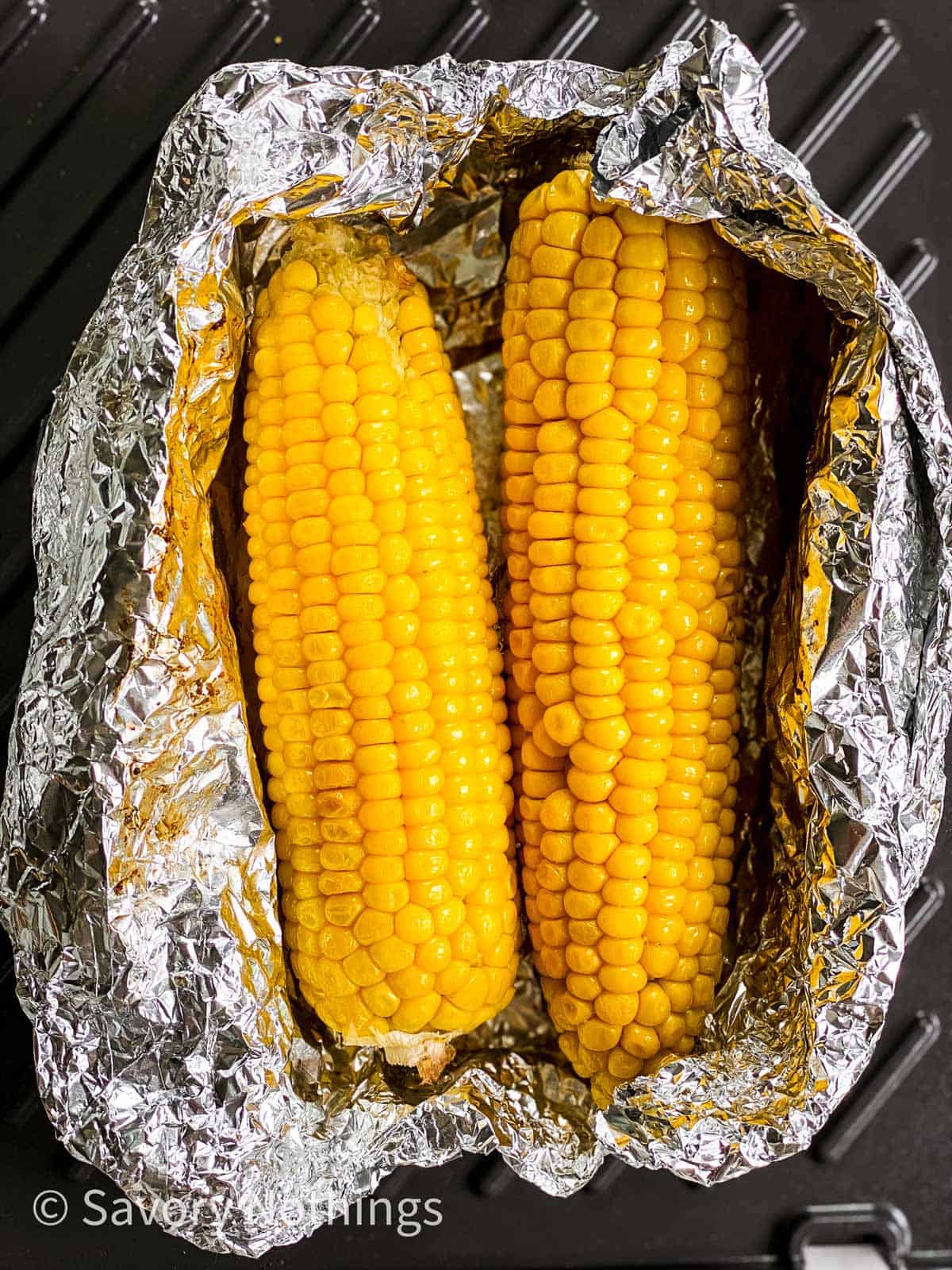 Grilled Corn on the Cob in Foil Recipe | Savory Nothings