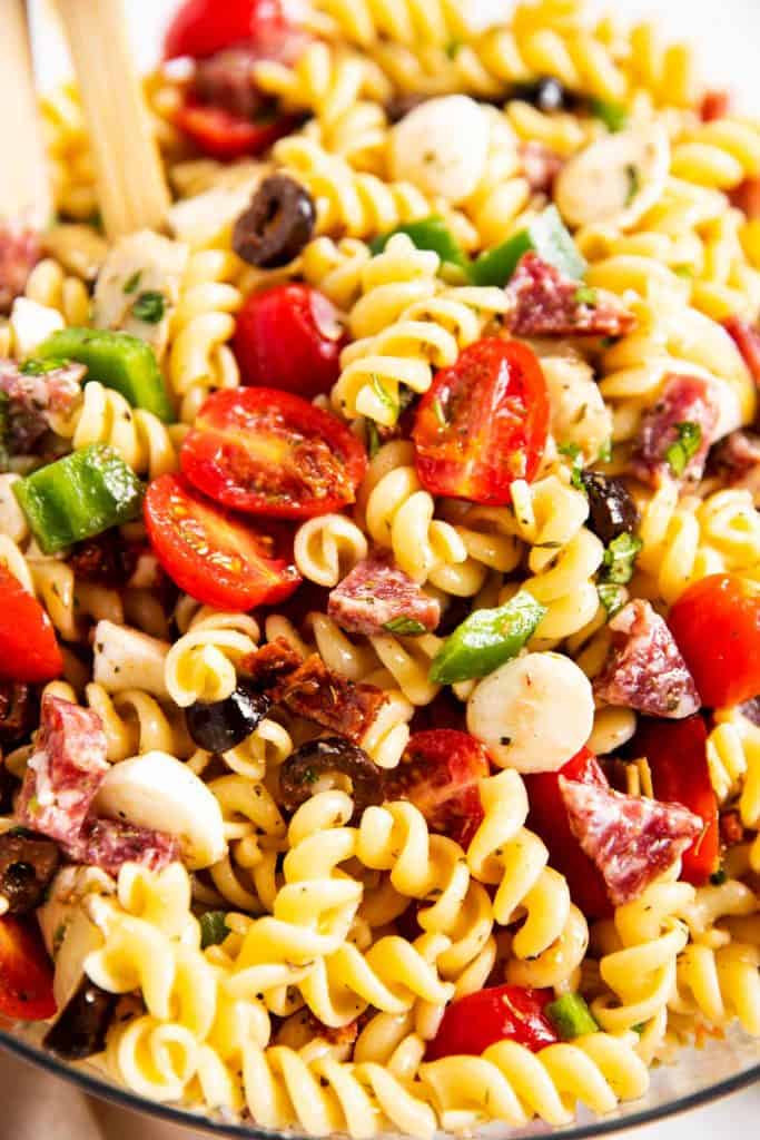 Easy Italian Pasta Salad Recipe - Savory Nothings