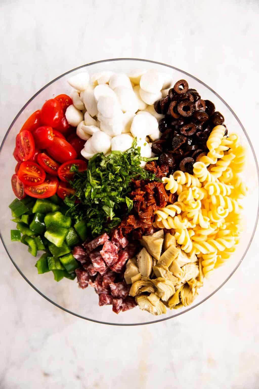 Easy Italian Pasta Salad Recipe - Savory Nothings