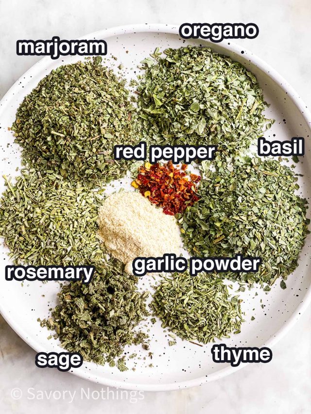 Homemade Italian Seasoning Recipe Savory Nothings