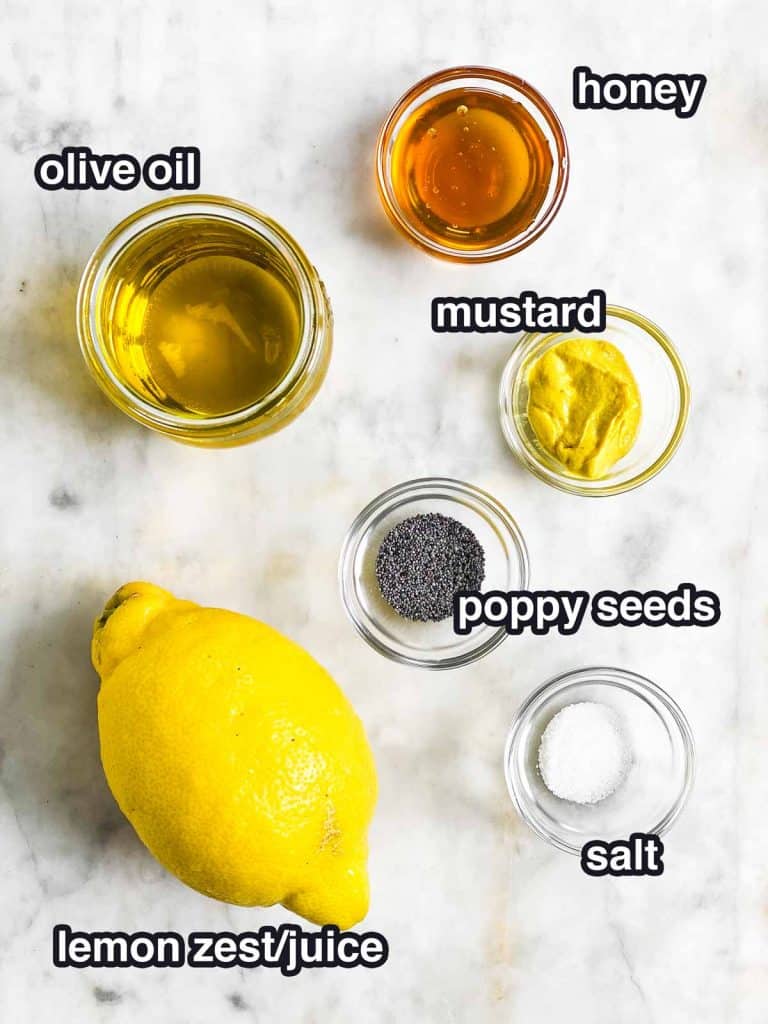 Lemon Poppy Seed Salad Dressing Recipe - Savory Nothings