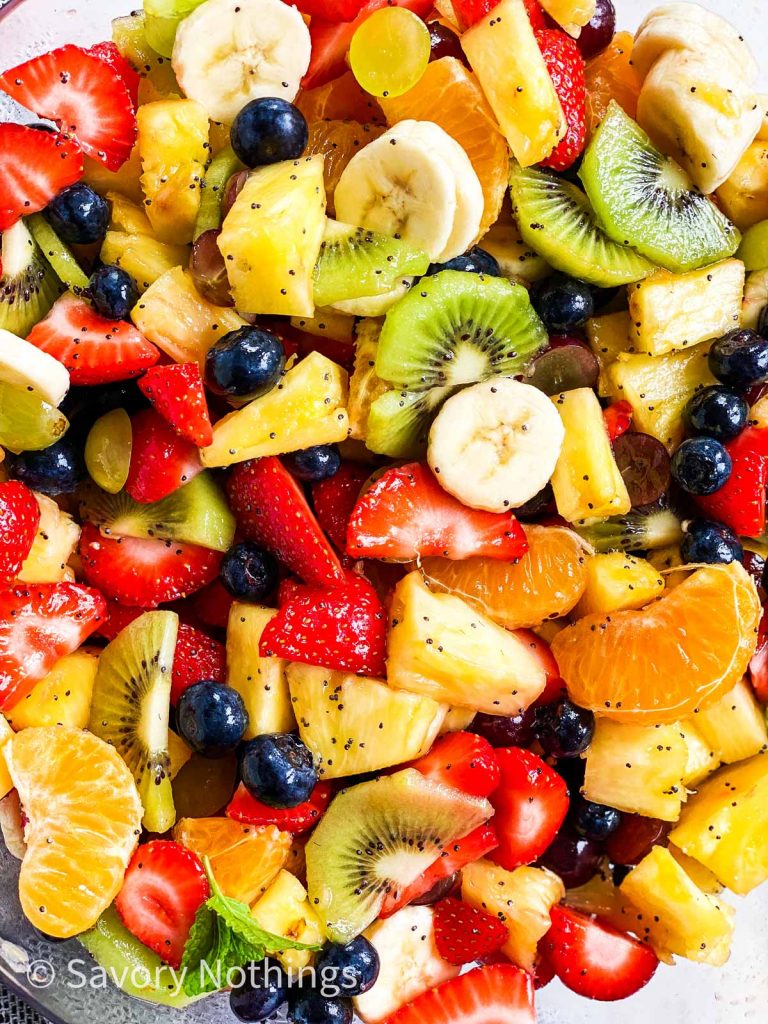 Classic Fresh Fruit Salad Recipe - Savory Nothings