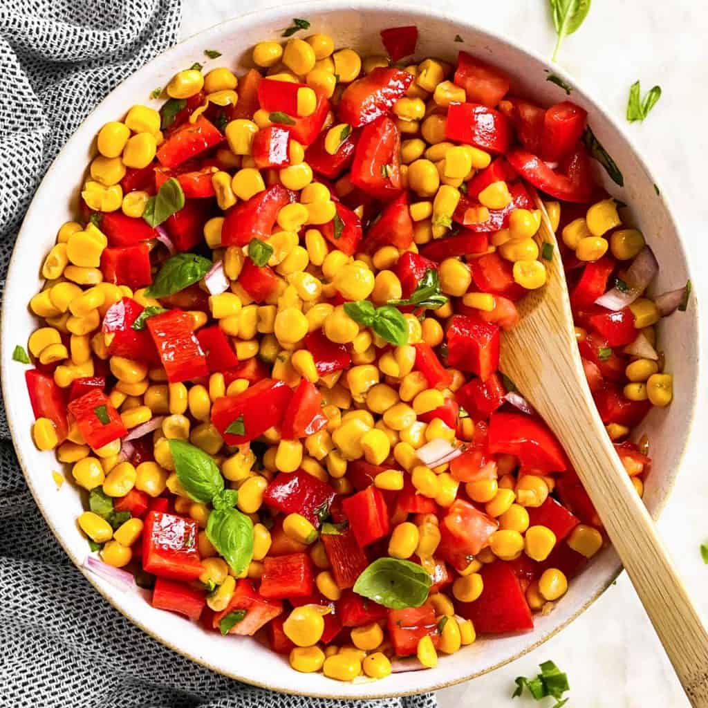Summer Corn Salad Recipe - Savory Nothings