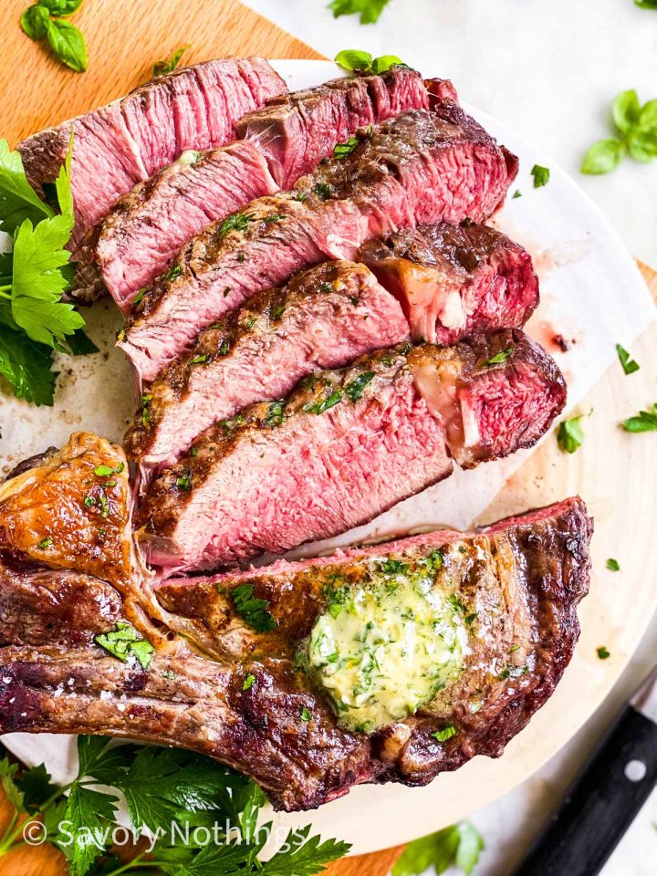 Grilled Tomahawk Steak Recipe - Savory Nothings