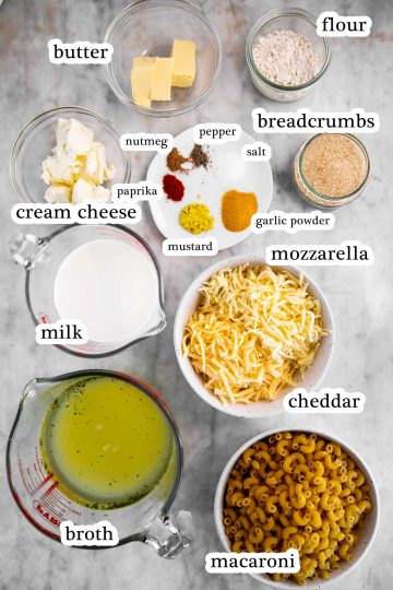 Homemade Baked Mac and Cheese - Savory Nothings