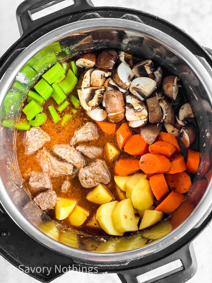 Instant Pot Beef Stew - Savory Nothings