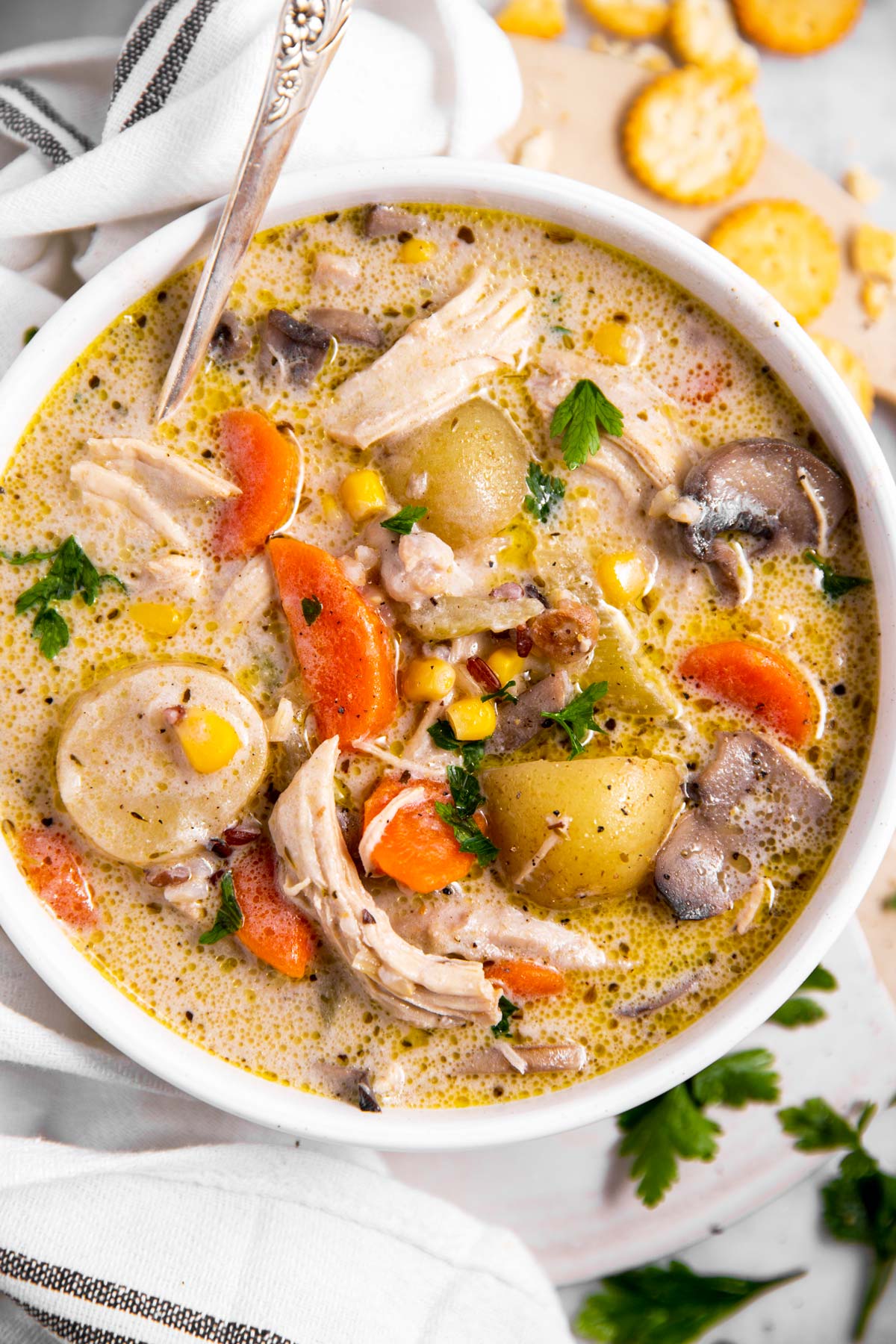 Easy Leftover Turkey Soup • Salt & Lavender