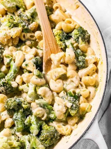 One Pot Creamy Broccoli Pasta Recipe - Savory Nothings