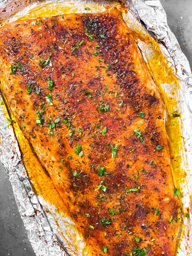 Oven Baked Salmon Recipe - Savory Nothings