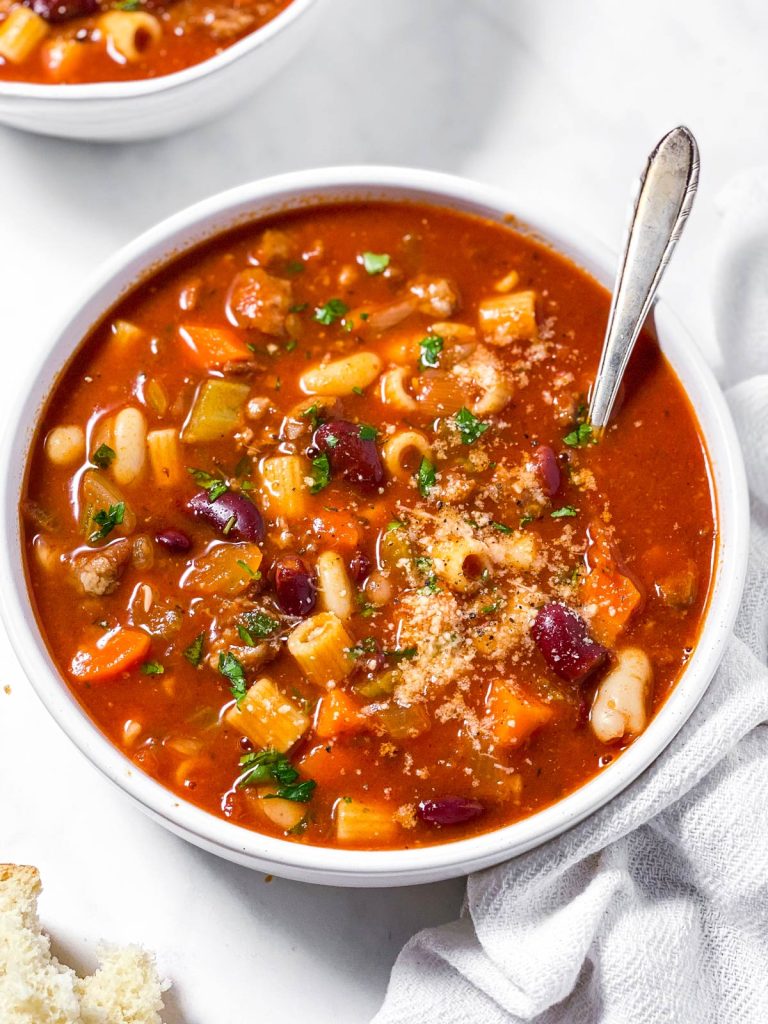 Hearty Pasta Fagioli Soup Recipe Savory Nothings