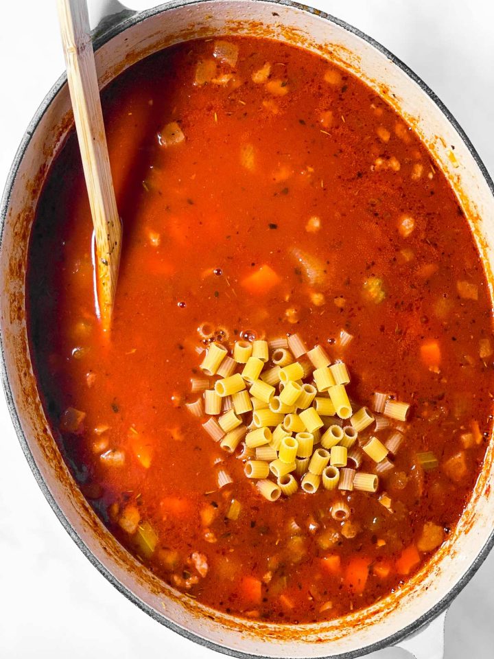 Hearty Pasta Fagioli Soup Recipe | Savory Nothings