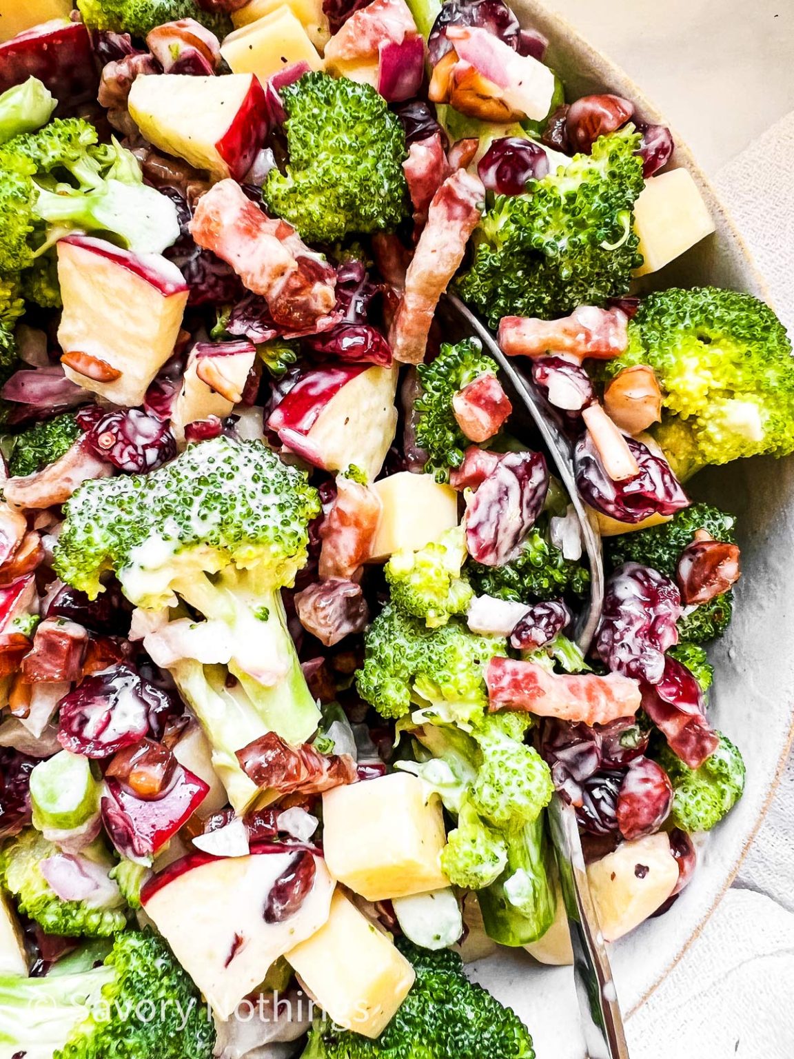 Loaded Broccoli Salad Recipe - Savory Nothings