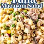 Tuna Macaroni Salad Recipe Image Pin