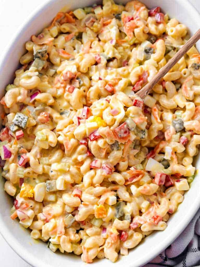 Classic Macaroni Salad Recipe - Savory Nothings