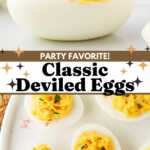 Deviled Eggs Recipe Image Pin