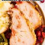 Crock Pot Cranberry Turkey Breast Recipe Image Pin