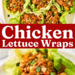 Chicken Lettuce Wraps Pin