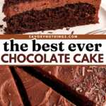 Chocolate Cake Recipe Image Pin