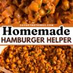 Homemade Hamburger Helper Recipe Image Pin