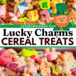 Lucky Charms Bars Recipe Image Pin