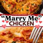 Marry Me Chicken Recipe Image Pin