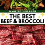 Beef and Broccoli Recipe Image Pin