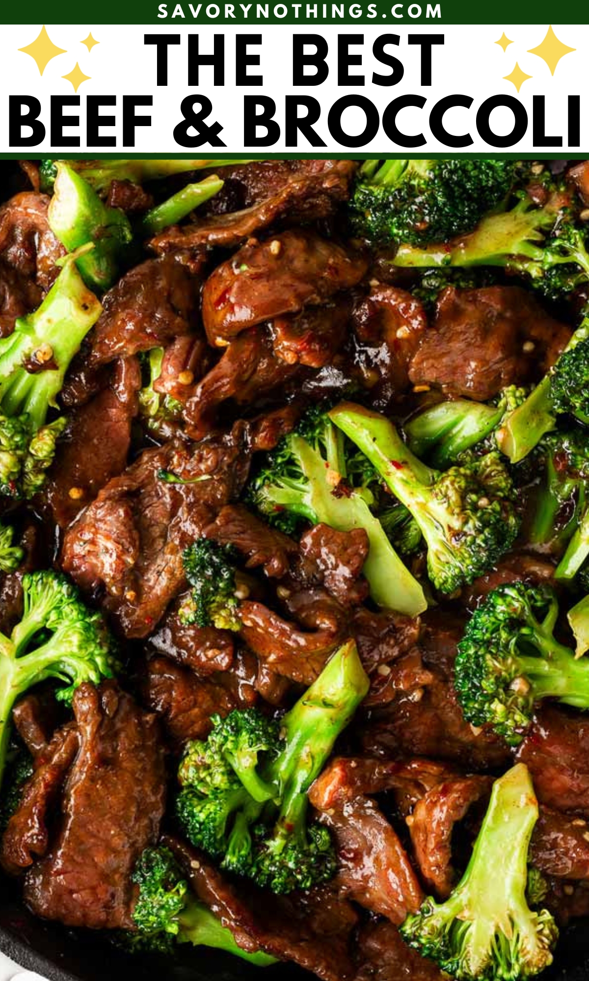 Beef and Broccoli Recipe Image Pin 1