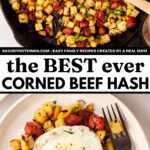 Corned Beef Hash Recipe Image Pin