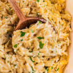 Garlic Parmesan Orzo Pin