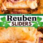 Reuben Sliders Recipe Image Pin