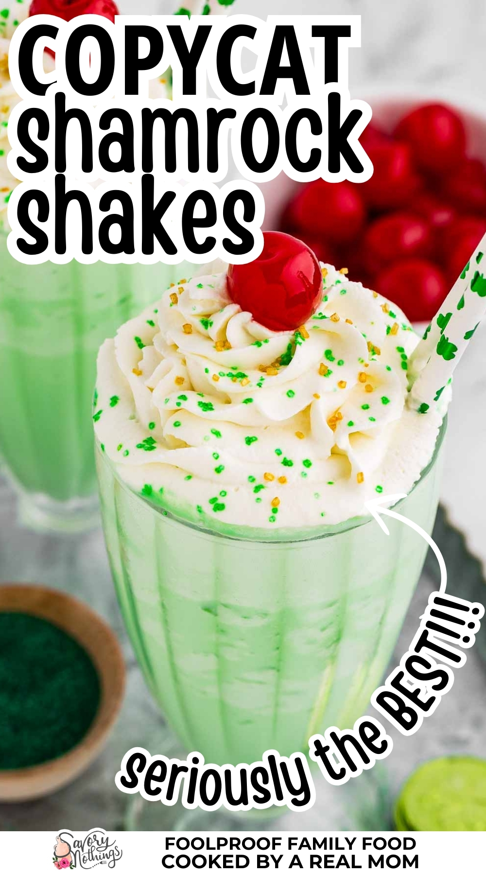 Copycat Shamrock Shake Pin